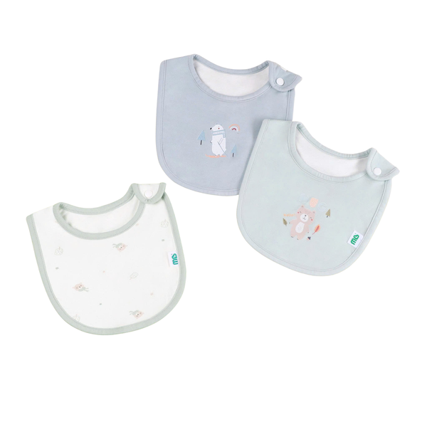 Yếm cài khuy bamboo Minh Baby