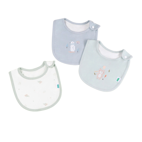 Yếm cài khuy bamboo Minh Baby