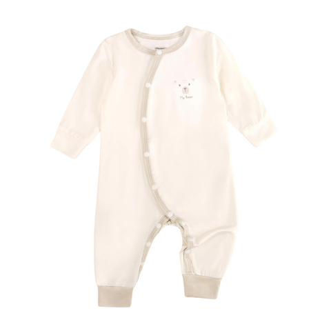 Body dài cài lệch rayon Minh Baby