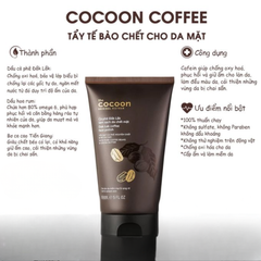 Tẩy tế bào chết Cafe dành cho mặt Cocoon