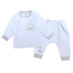 Bộ cài lệch dài tay chần bông Dokma