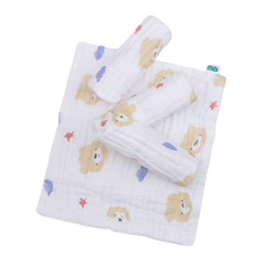 Set 5 khăn sữa cotton Minh Baby 5 lớp (27x27cm)