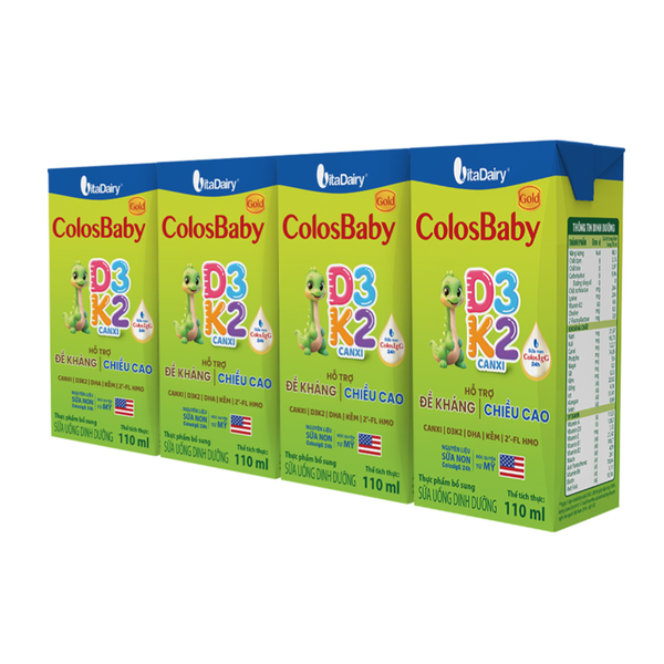 Sữa bột pha sẵn Colosbaby D3K2 cho bé từ 1 tuổi