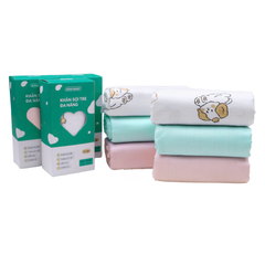 Khăn tắm đa năng Minh Baby 2 lớp (100x120cm)