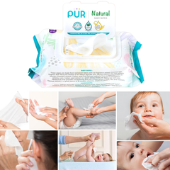 Khăn giấy ướt Pur 100 tờ