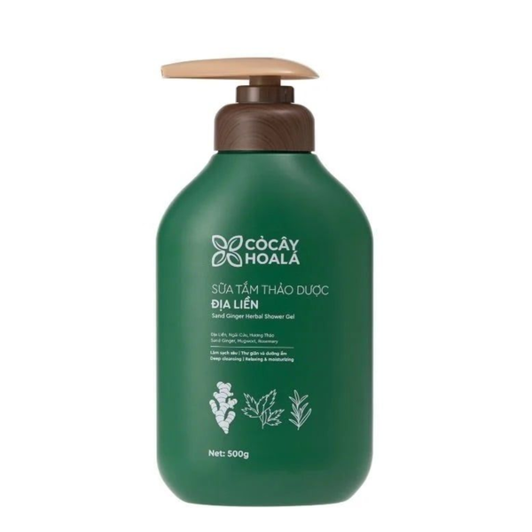 Sữa tắm thảo dược địa liền Cỏ cây hoa lá 500ml