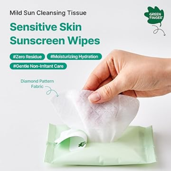 Khăn giấy tẩy trang dịu nhẹ cho bé Greenfinger