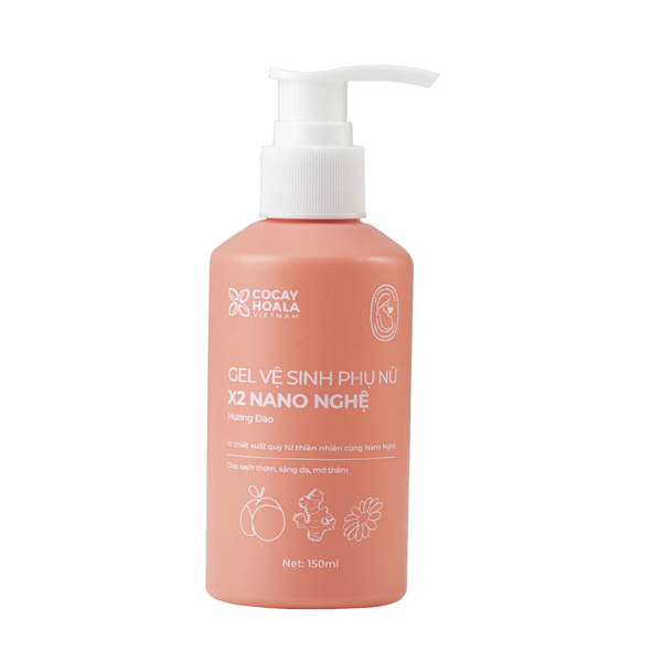 Gel vệ sinh x2 nano nghệ 150ml