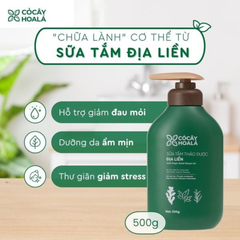 Sữa tắm thảo dược địa liền Cỏ cây hoa lá 500ml