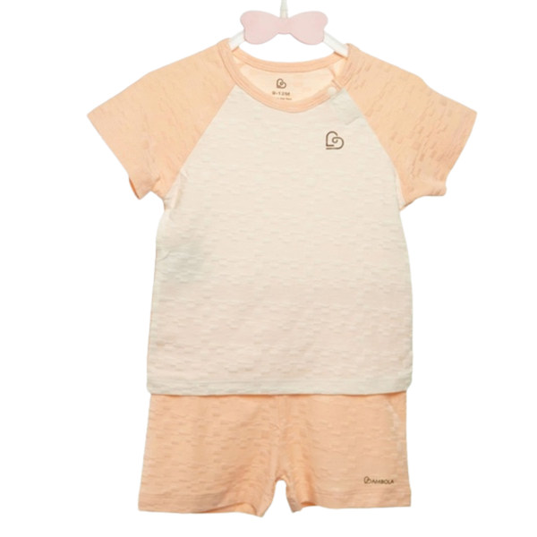 Bộ cài vai cộc tay phối màu Bambola