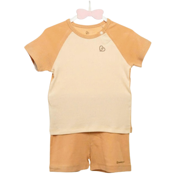 Bộ cài vai cộc tay phối màu Bambola