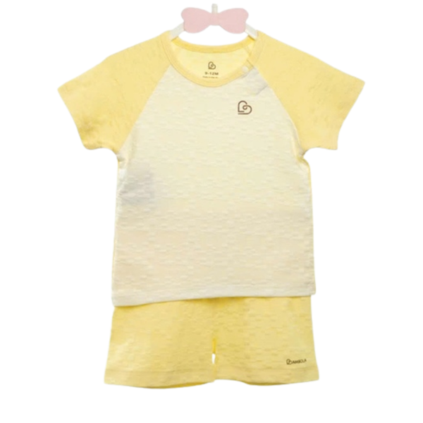 Bộ cài vai cộc tay phối màu Bambola