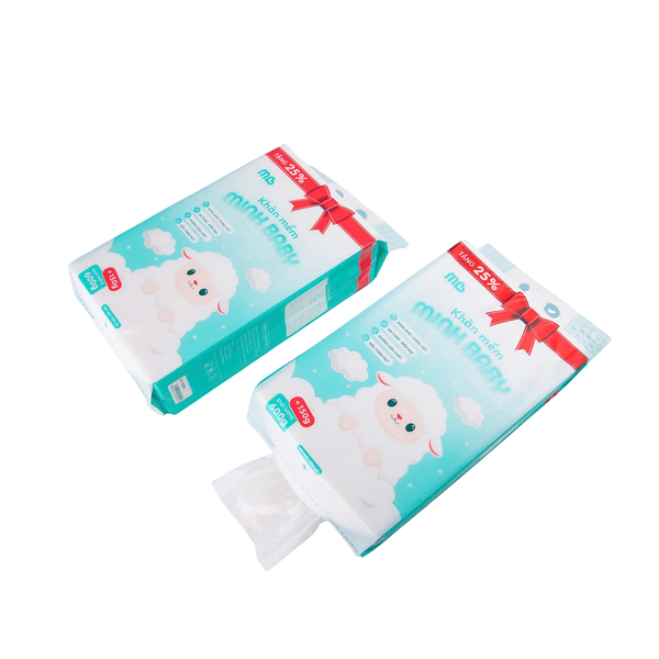 Khăn vải khô đa năng Minh Baby 600g 20x20cm