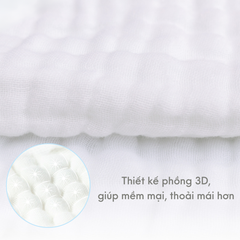 Khăn tắm Cotton nhăn cao cấp Yori 6 lớp