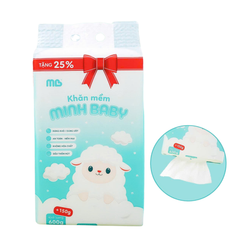 Khăn vải khô đa năng Minh Baby 600g 20x20cm