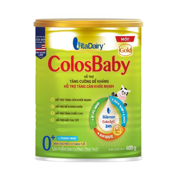 Sữa Colosbaby Gold thanh nhạt (Lon 800g)