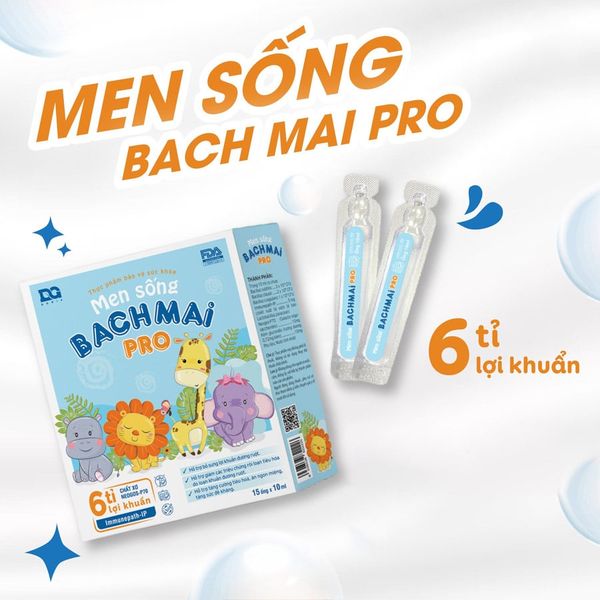 Men sống Bạch Mai Pro giúp trẻ ăn ngon, tăng đề kháng