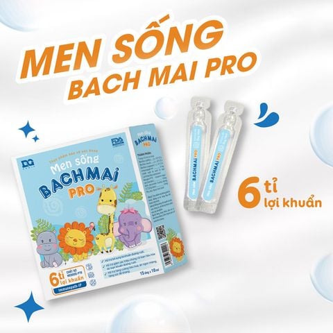 Men sống Bạch Mai Pro giúp trẻ ăn ngon, tăng đề kháng