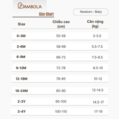 Bộ cài chéo dài tay Bambola