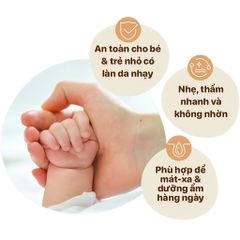 Dầu dừa dưỡng da cho bé Bzu Bzu