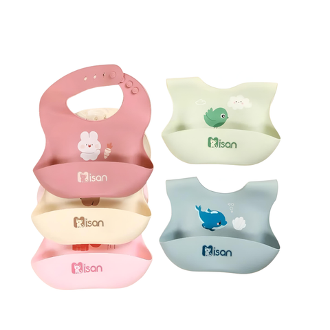 Yếm ăn dặm silicon Nature's Love