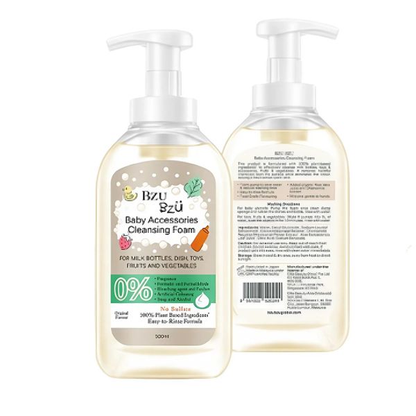 Nước rửa bình tạo bọt Bzu Bzu 500ml