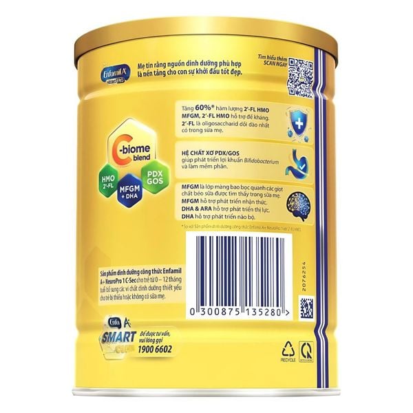 Sữa Enfamil A+ NeuroPro C-sec dành cho bé sinh mổ