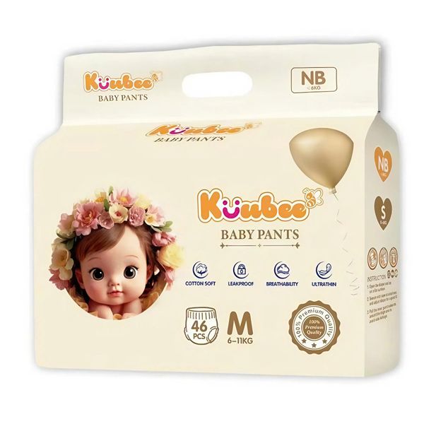 Bỉm Kuubee siêu mỏng nhẹ cho bé