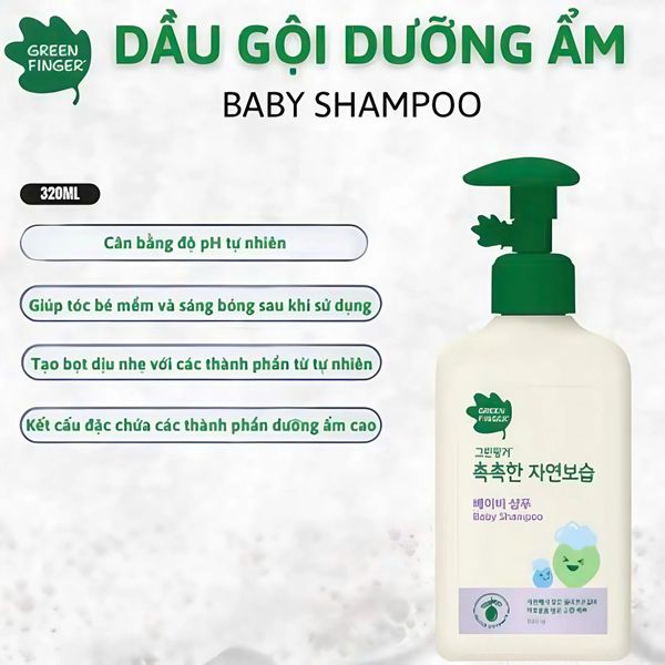 Dầu gội ChokChok dưỡng ẩm cho bé Greenfinger 320ml