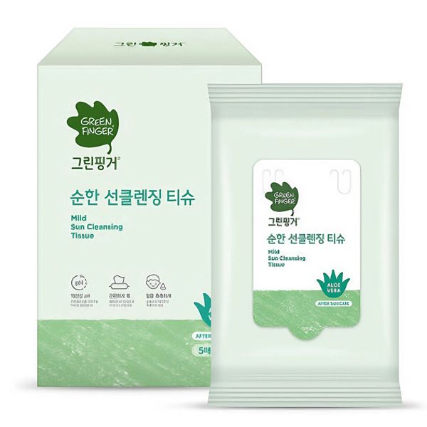 Khăn giấy tẩy trang dịu nhẹ cho bé Greenfinger