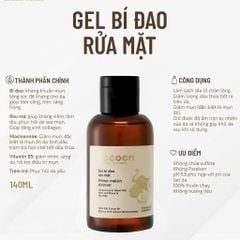 Gel rửa mặt bí đao Cocoon