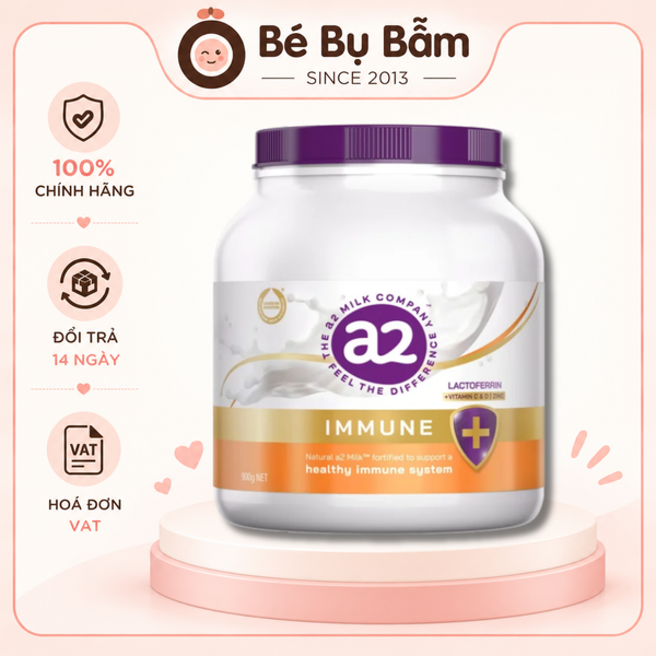 Sữa A2 Immune Lactoferrin tăng đề kháng cho bé (Trên 1 tuổi)