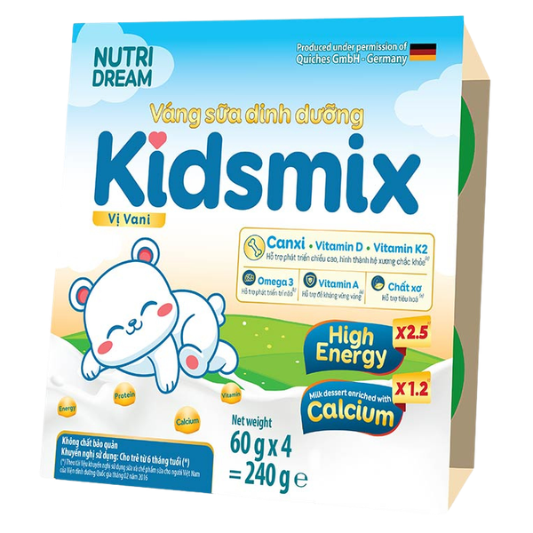 Váng sữa dinh dưỡng Kidsmix