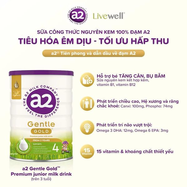 Sữa A2 Gentle Gold Premium