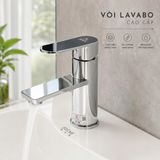 Vòi Chậu Lavabo 1 Lỗ Nóng - Lạnh JA_108