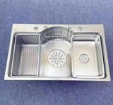 Chậu Rửa Bát Bán Nguyệt 1 Hố Inox 304 C_7848 ( Mẫu Mới  )