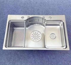 Chậu Rửa Bát Bán Nguyệt 1 Hố Inox 304 C_7848 ( Mẫu Mới  )