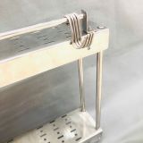 Kệ Gia Vị Tấm Treo 2 Tầng, Inox 304 Hiệu Obiste - KV 02(Mới )