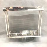 Kệ Gia Vị Tấm Treo 2 Tầng, Inox 304 Hiệu Obiste - KV 02(Mới )
