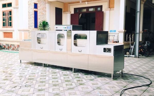  Máy rửa bát băng truyền KT 4.500x880x1.600 