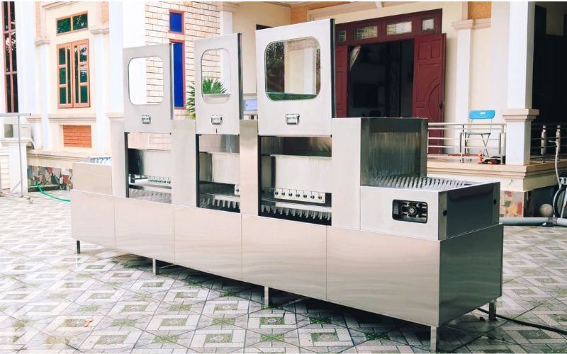  Máy rửa bát băng truyền KT 4.500x880x1.600 