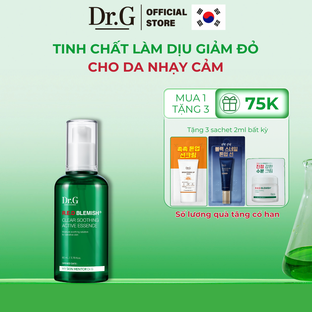  Tinh chất Dr.G R.E.D Blemish Clear Soothing Active Essence 