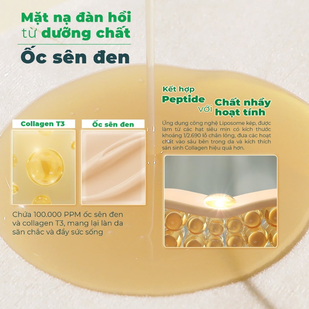  Mặt nạ làm săn chắc da và nâng cơ Dr.G Black Snail Lifting Mask 28ml 