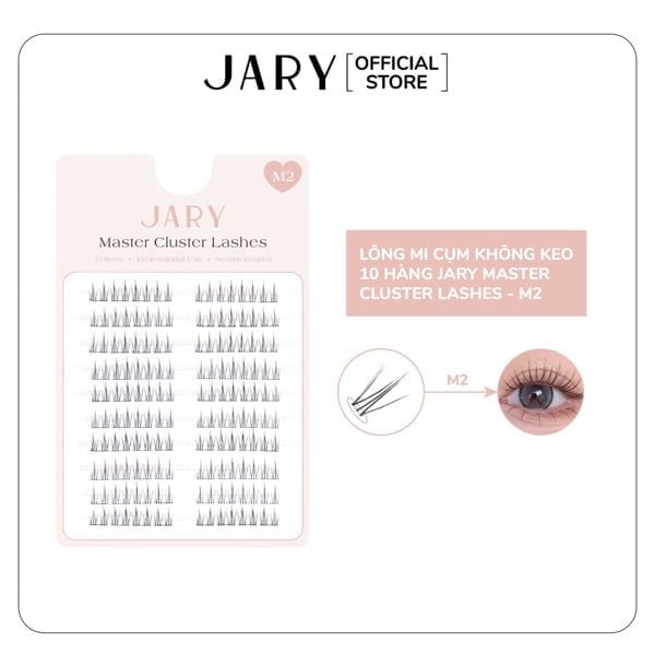 LÔNG MI CỤM KHÔNG KEO 10 HÀNG JARY MASTER CLUSTER LASHES