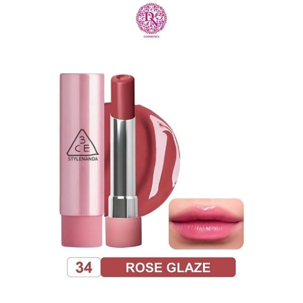 SON DƯỠNG MÔI CÓ MÀU 3CE GLAZY LIP GLOW 5G