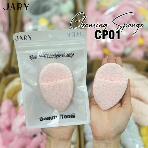 MIẾNG RỬA MẶT BỌT BIỂN JARY CLEANSING SPONGE