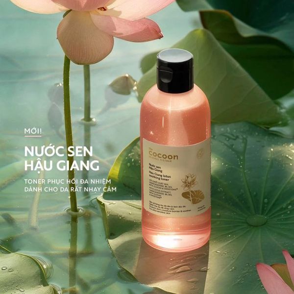 NƯỚC SEN HẬU GIANG COCOON LOTUS TONER 310ML
