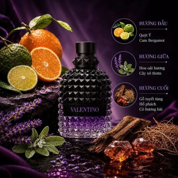 NƯỚC HOA VALENTINO UOMO BORN IN ROMA PURPLE MALENCHOLIA EDT 100ML