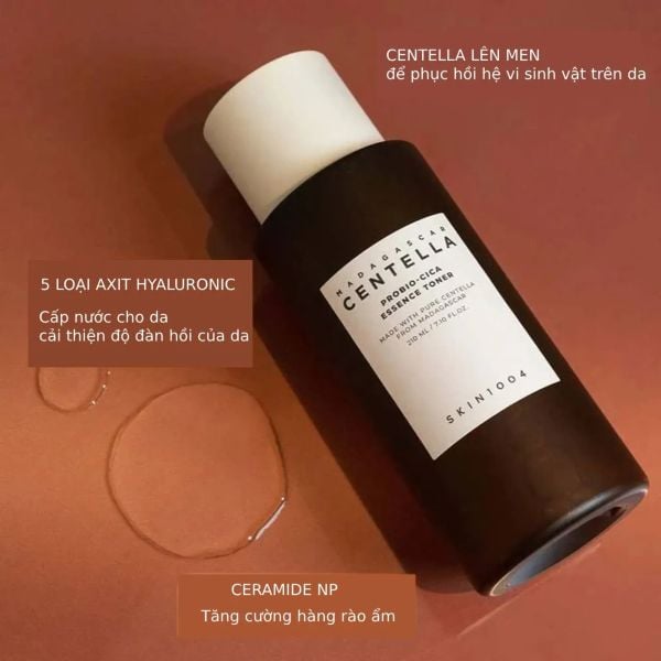 NƯỚC HOA HỒNG SKIN1004 PROBIO-CICA ESSENCE TONER 210ML