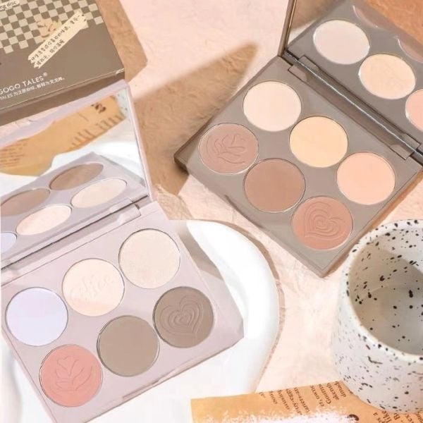 TẠO KHỐI 6 Ô GOGO TALES NUDE LIGHT SHADOW HIGHLIGHT CONTOURING DISC